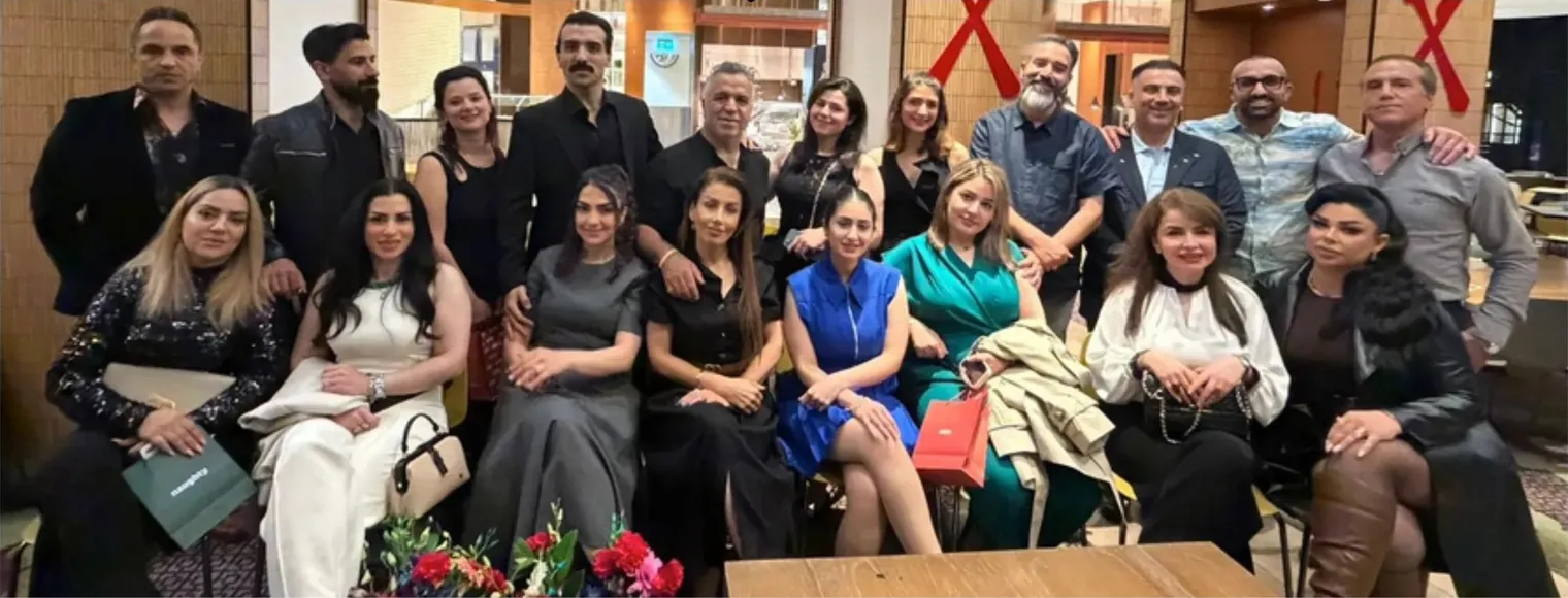 The Sweet Crown family together at a celebration